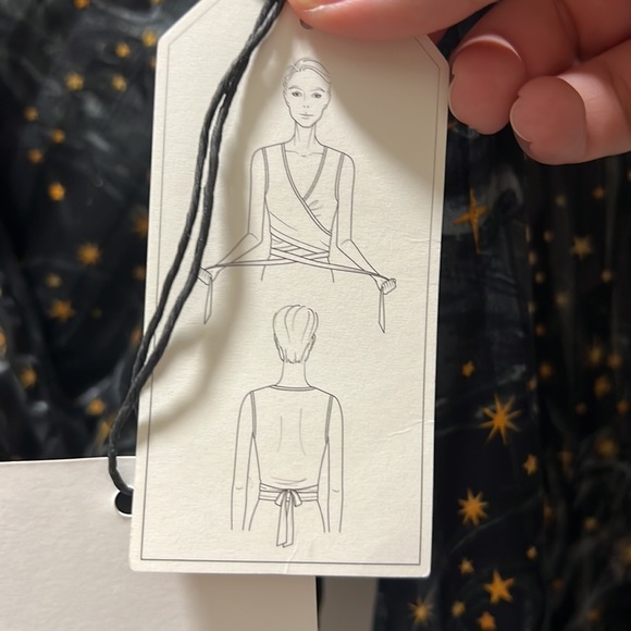 Starry night crop blouse - Picture 3 of 4